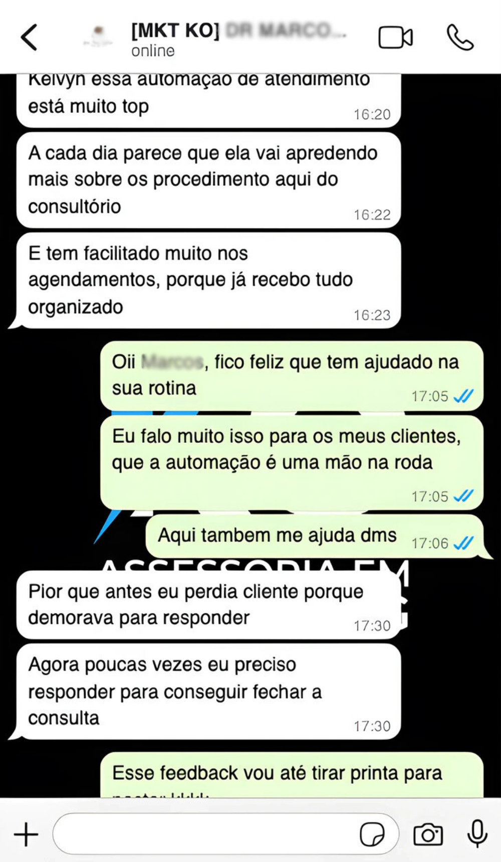 Dr Marcos - Feedback