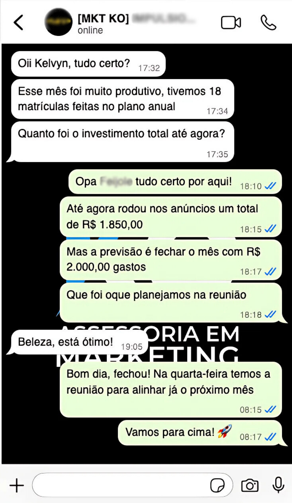 Impulsionar - Feedback